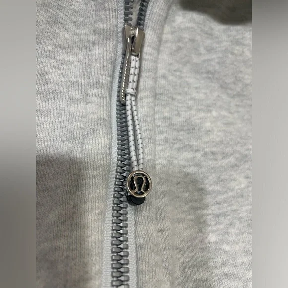 Part of MATCHING SET Lululemon Gray Sweatshirt Scuba Oversized Half-Zip Hoodie - Picture 7 of 9